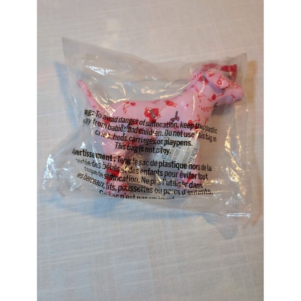 Victoria's Secret VS PINK Valentine's Day 2025 Limited Edition Mini Dog Plush - Picture 3 of 4